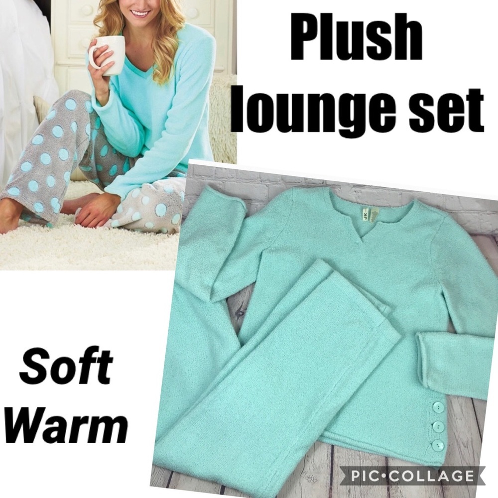 PS-Warn Plush Chenille 2PC Pajama Set- Lou…